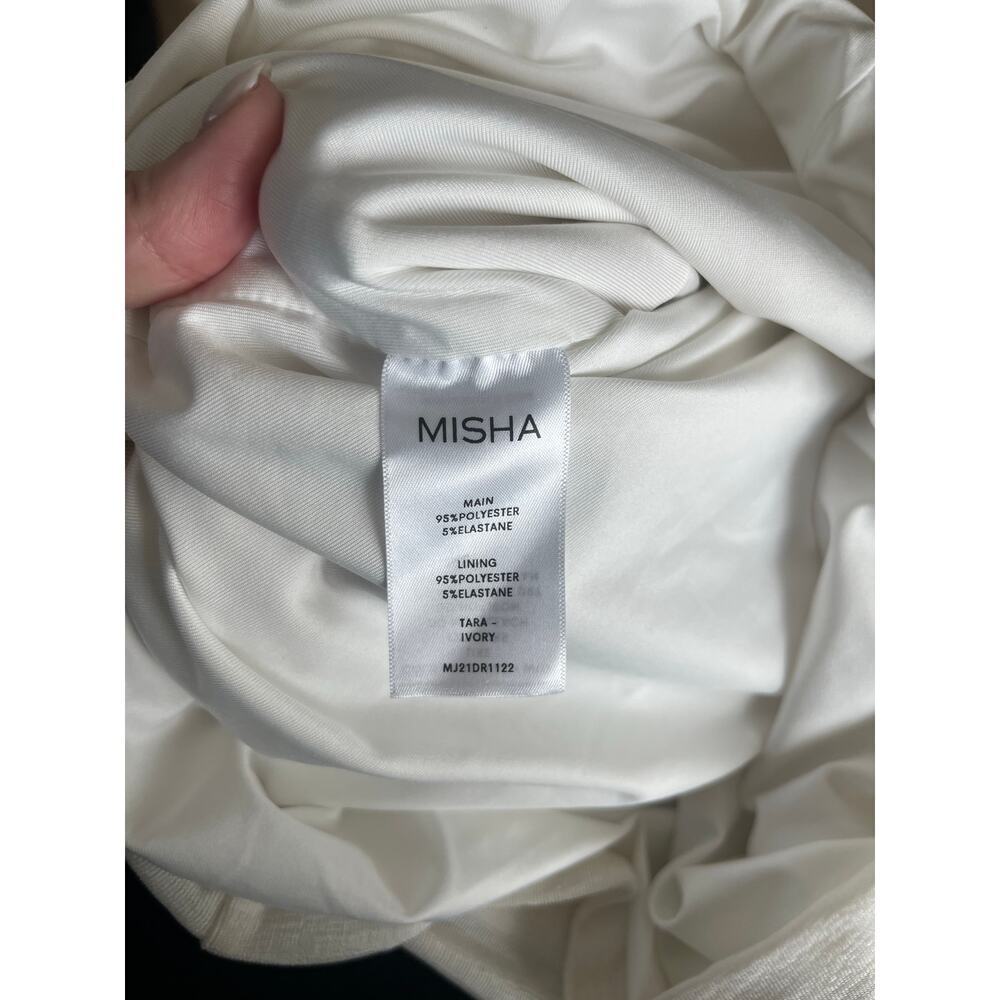 Misha Tara Dress in White Size 12 - Picture 9 of 9